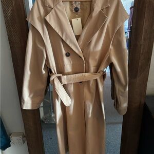 Moodie Classic Tan Women's Trench Coat
